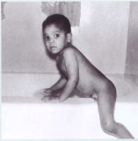 MJ baby in the bathtub!!!