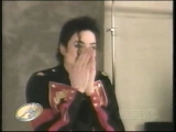 Michael, Covering His Face In Embarassment. LOL