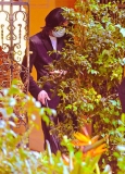 Michael, Chillin Outside Of His Mansion, late 2000's.