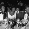 Clifton Davis, Gail Fisher, and Michael Jackson posing together