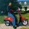 MJ Suzuki on Motorcycle
